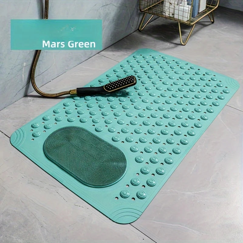 Tapis de Douche Antidérapant en PVC Rectangulaire