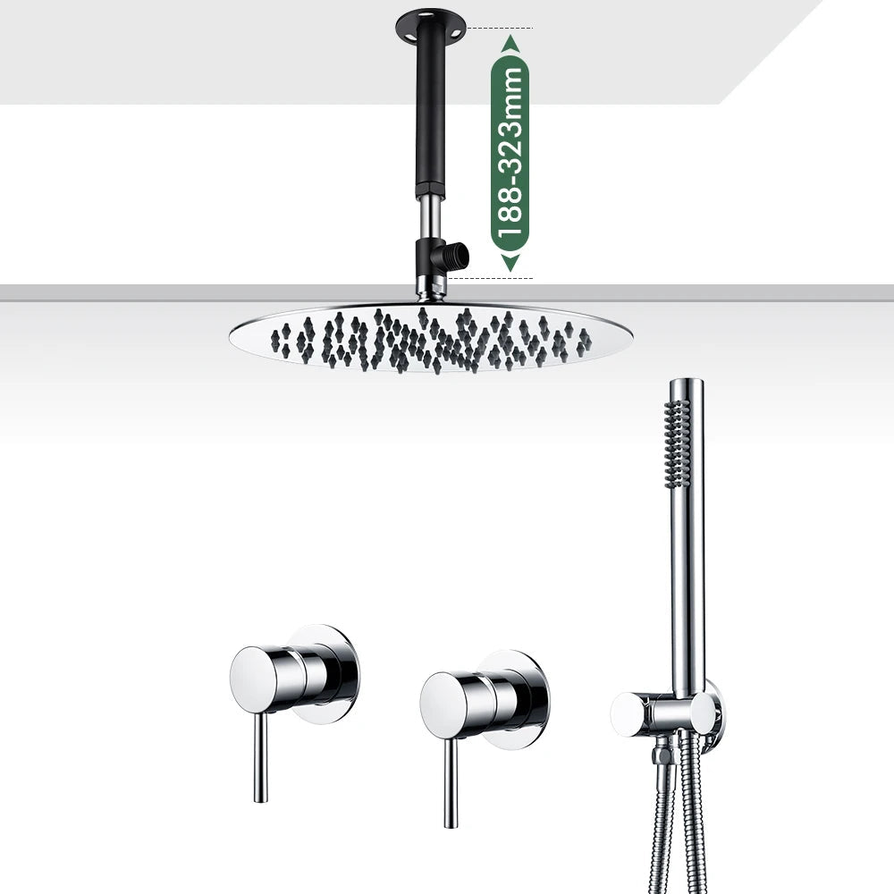 Colonne de Douche Encastrée Laiton