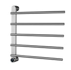 Sèche-Serviette Électrique Mural en Acier Inoxydable avec Contrôle Tactile