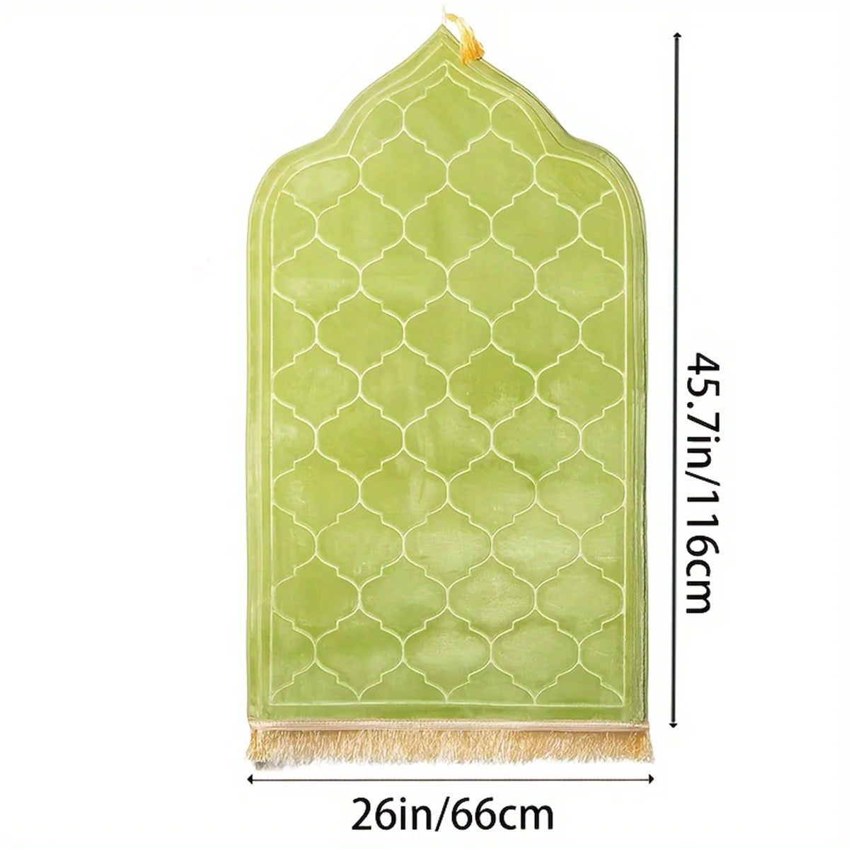 Tapis Épais Imprimé en Polyester – Forme Irrégulière avec Franges