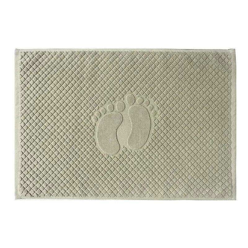 Tapis de Douche en Coton Antidérapant