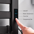 Sèche-Serviette Électrique Mural avec Écran Tactile