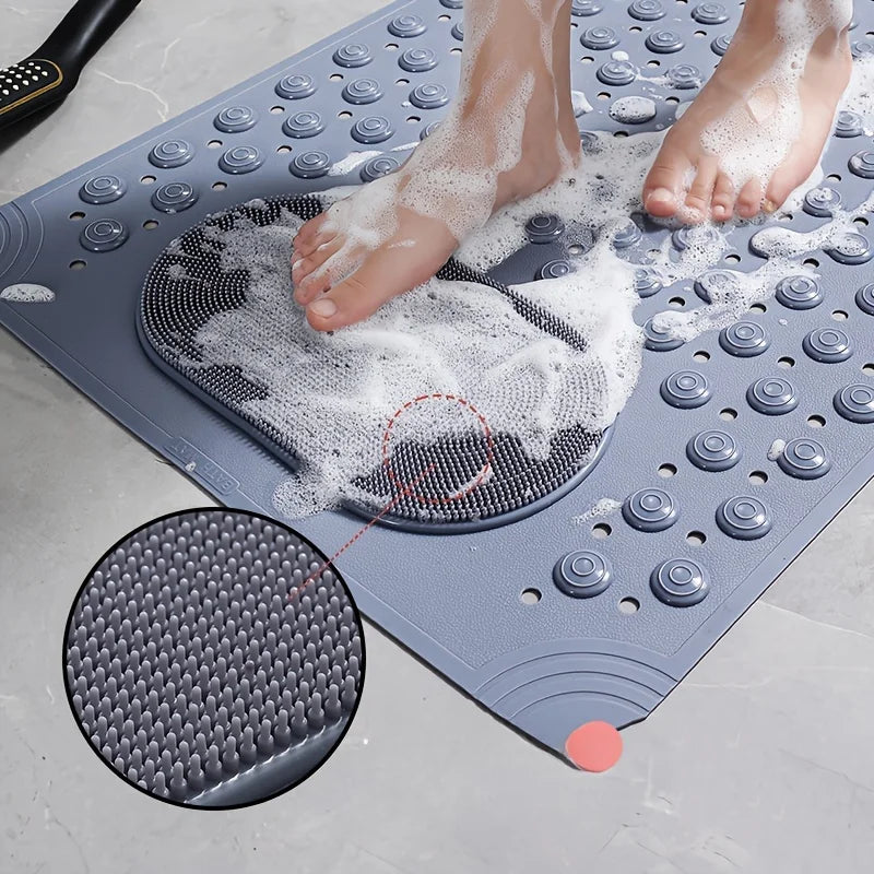 Tapis de Douche Antidérapant en PVC Rectangulaire