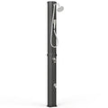 Douche Solaire de Jardin 60L Noire — Douchette, Rince-Pieds et Température Réglable