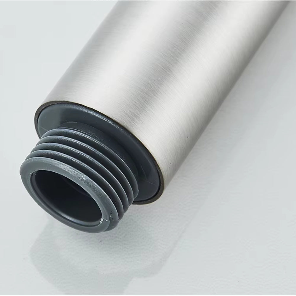 Pommeau de Douche à Main Noir et Doré Brossé