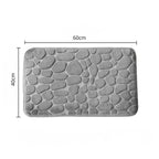 Tapis de Douche Antidérapant Effet Galets