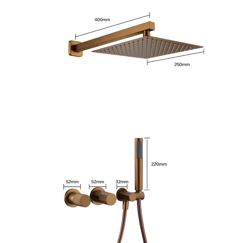 Colonne de Douche Encastrée 2 Fonctions