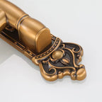 Porte-serviette mural pivotant bronze antique 2 à 5 barres