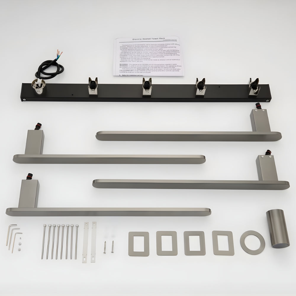 Sèche-Serviette Électrique Intelligent Mural avec Contrôle Tactile