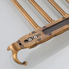 Porte-serviette mural pivotant bronze antique 2 à 5 barres