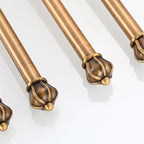 Porte-serviette mural pivotant bronze antique 2 à 5 barres