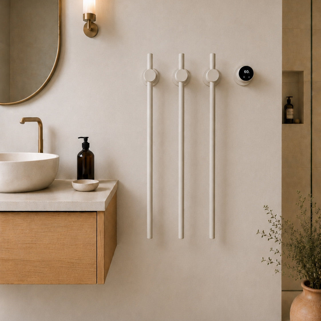 Sèche-Serviette Électrique Nox – Blanc