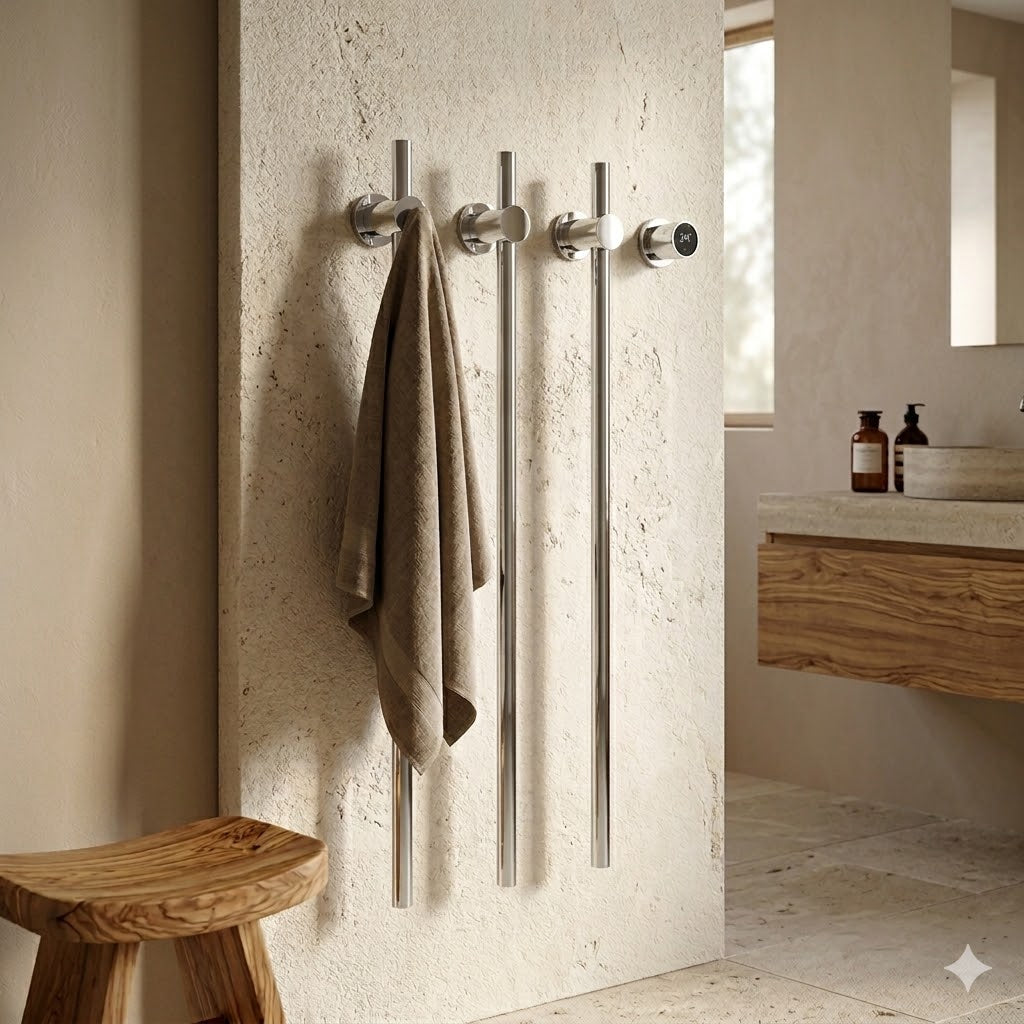 Sèche-Serviette Électrique Intelligent Mural avec Contrôle Tactile