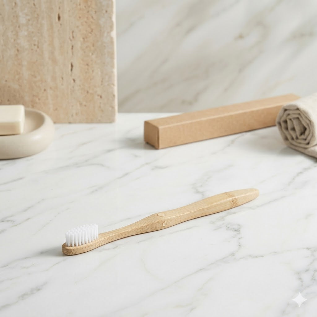Brosses à Dents Bambou Lot 10 – Coloris au Choix
