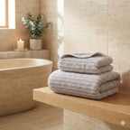 Set de Serviettes en Polaire Corail