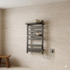 Sèche-Serviette Électrique Mural avec Écran Tactile