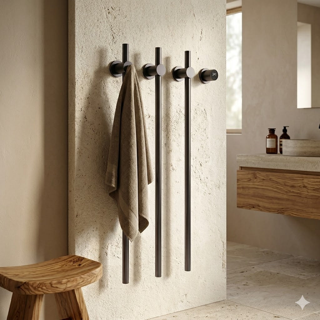 Sèche-Serviette Électrique Intelligent Mural avec Contrôle Tactile