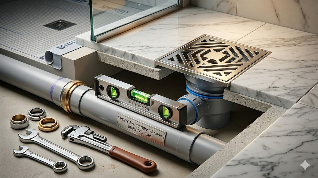 Installer un siphon de douche