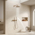 Colonne de Douche Encastrée Minimaliste en Laiton