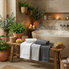 Set de Serviettes de Bain en Coton Peigné