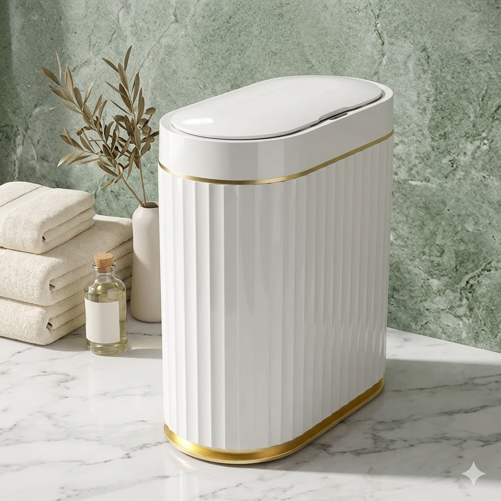 Poubelle Automatique Salle de Bain – Capteur Infra-Rouge