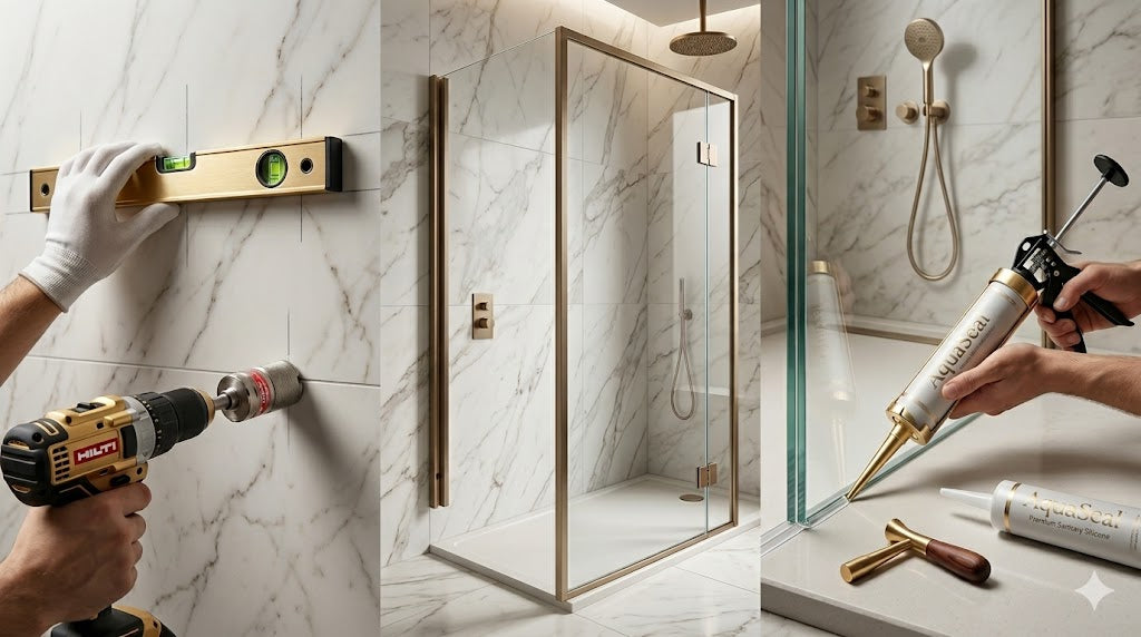 Installer une paroi de douche
