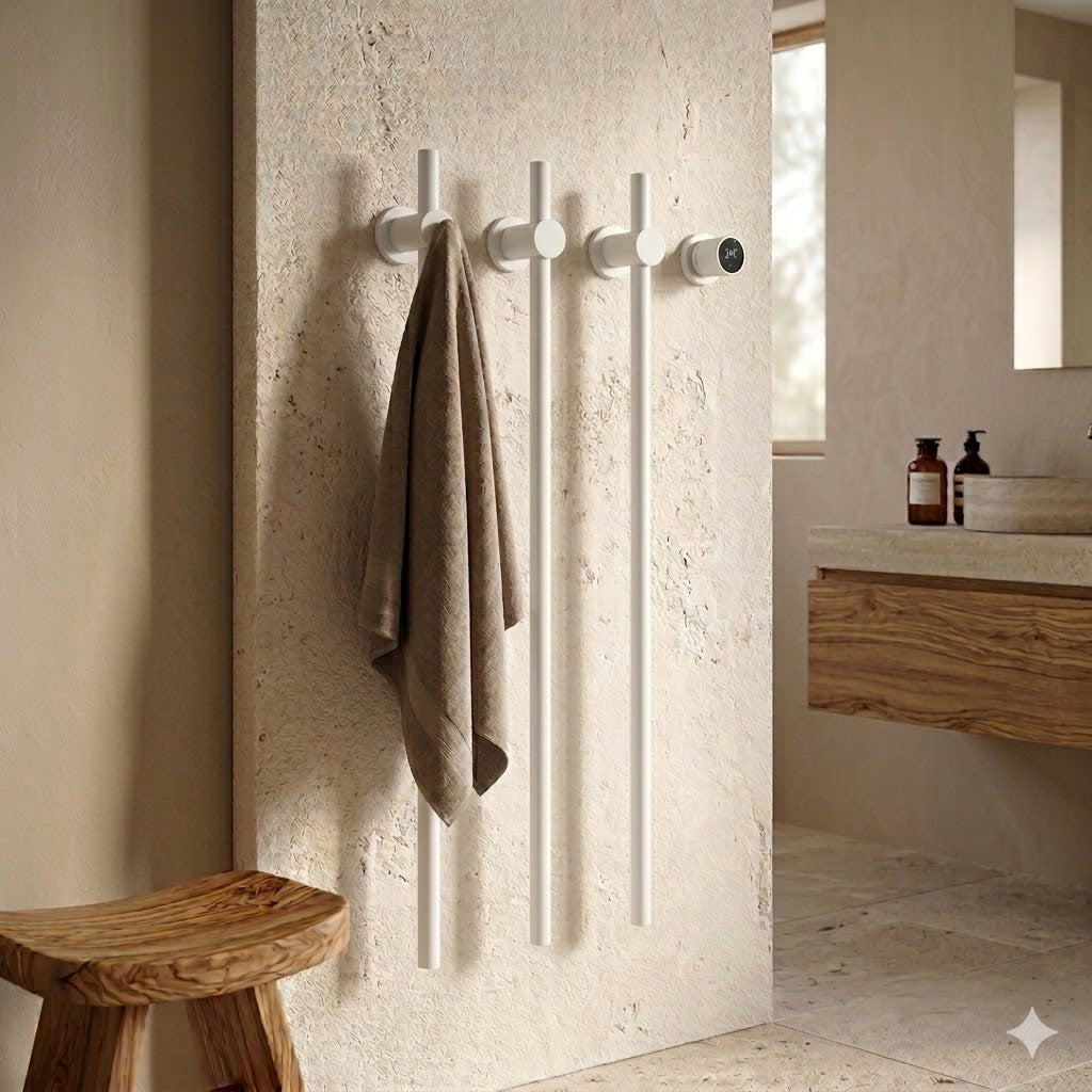 Sèche-Serviette Électrique Intelligent Mural avec Contrôle Tactile