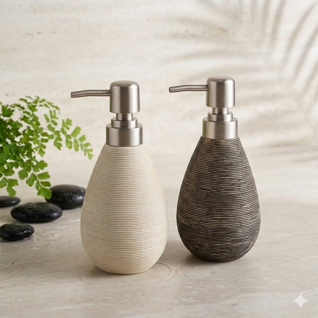 Distributeur de Savon Céramique Style Rétro