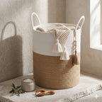 Panier à Linge Corde Coton Grande Capacité