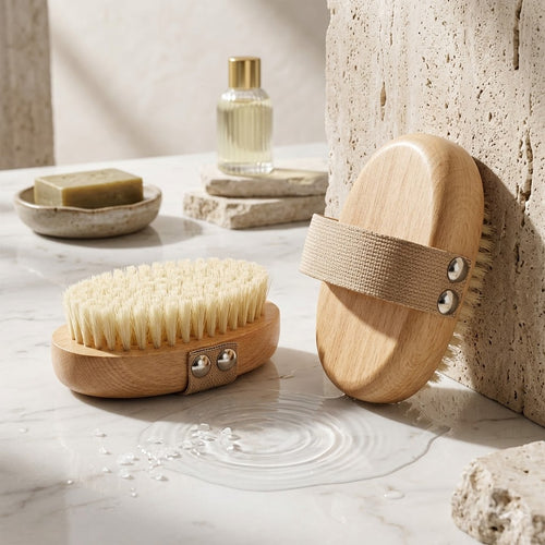 Brosse Corps Bois Exfoliante Main – vue 2