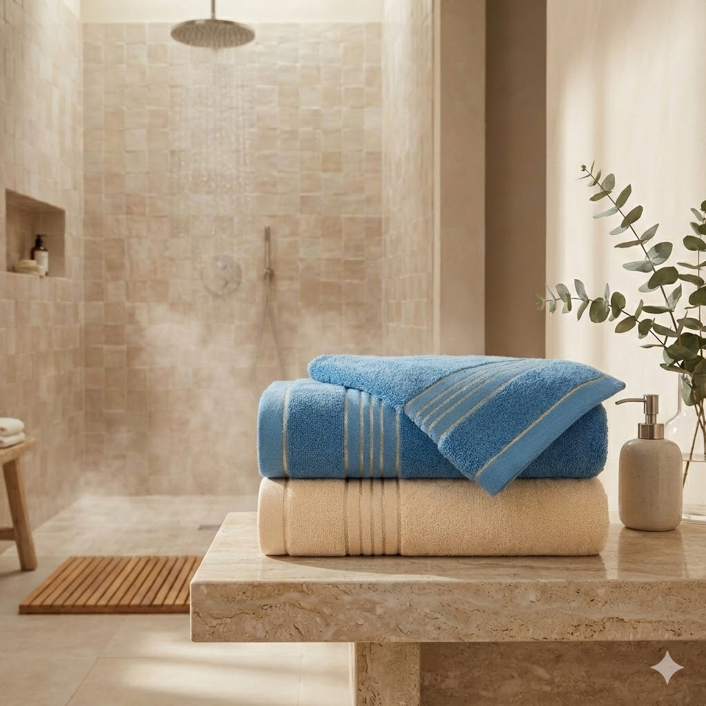 Serviette Visage Éponge Jacquard