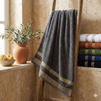 Set de Serviettes de Bain en Coton Peigné