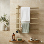 Sèche-Serviette Électrique Mural en Acier Inoxydable avec Contrôle Tactile