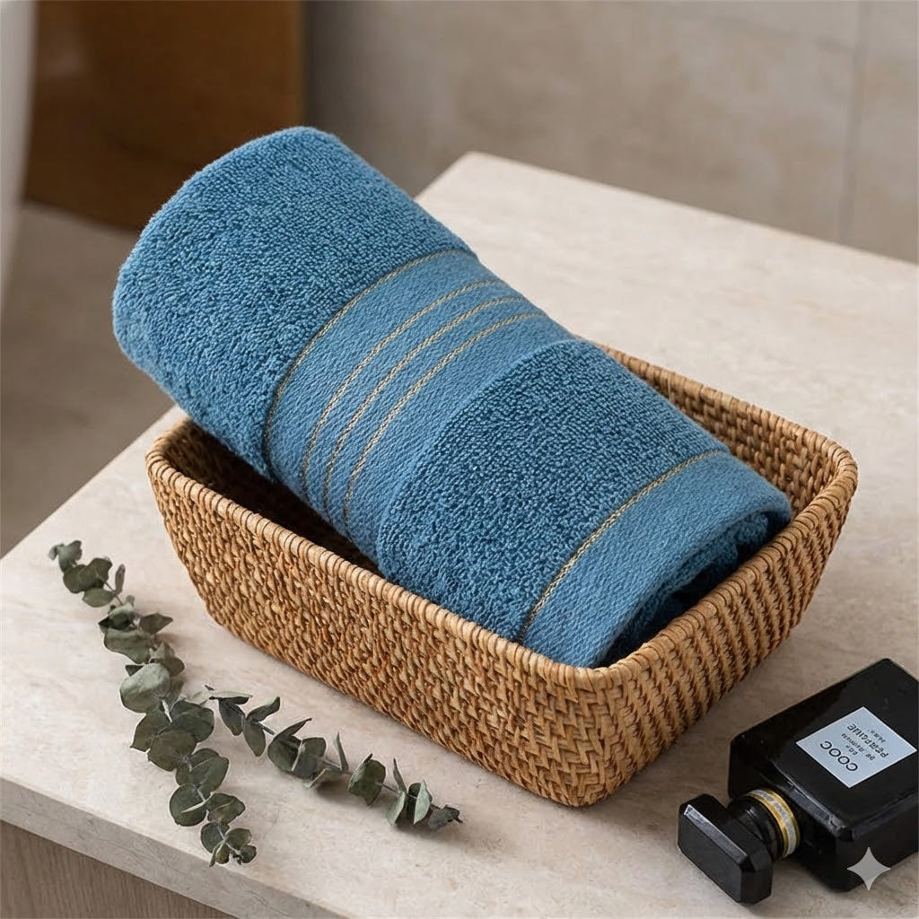 Serviette Visage Éponge Jacquard