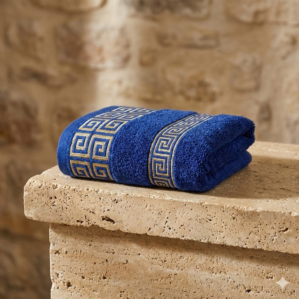 Set de Serviettes de Bain en Coton Peigné