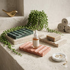 Porte Savon Marbre Rainuré