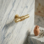 Patère Murale Barre Laiton Doré