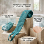 Brosse Dos Douche Exfoliante Avec Gant