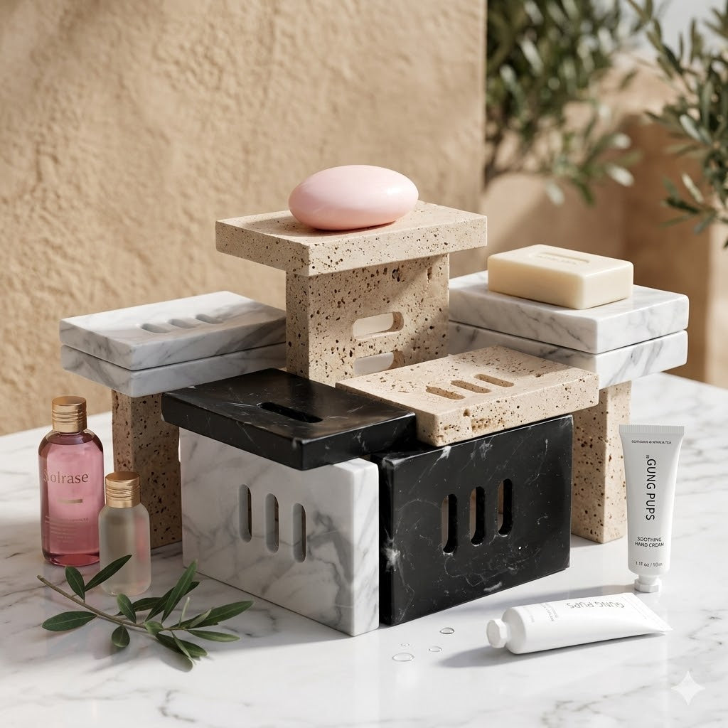 Porte Savon Marbre Naturel