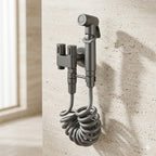 Douchette WC avec Vanne Double Sortie – Kit Bidet à Main