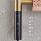 Sèche-Serviette Électrique Pivotant 180° en Acier Inoxydable