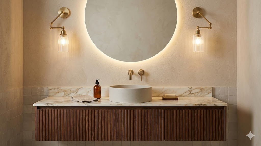 Meuble vasque et miroir