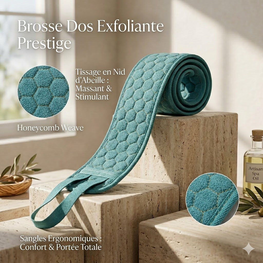 Brosse Dos Douche Exfoliante Avec Gant