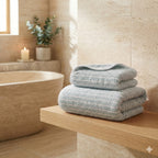 Set de Serviettes en Polaire Corail