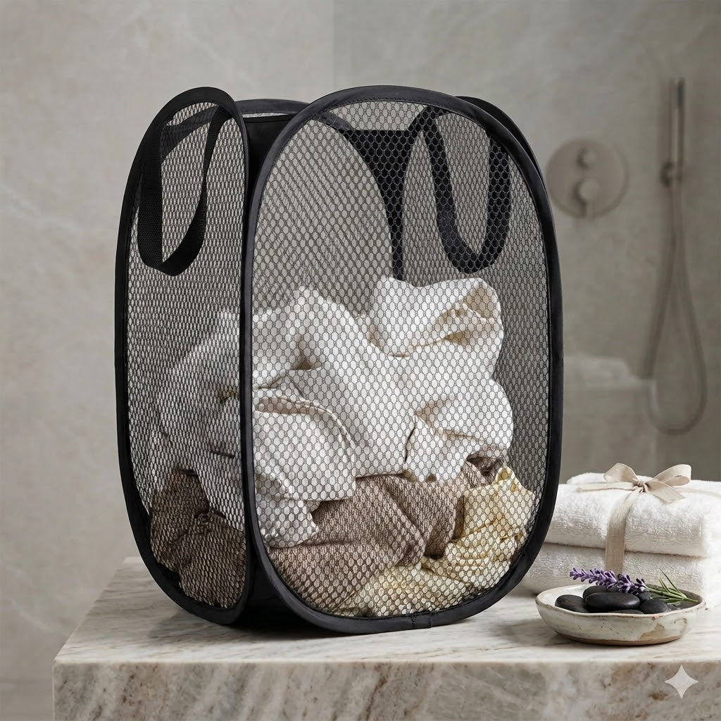 Panier à Linge Filet Pliable