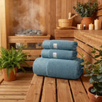 Set de Serviettes de Bain en Coton Peigné