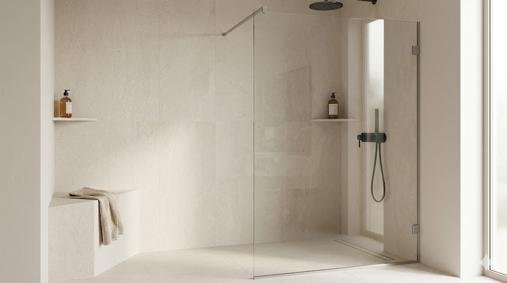 Douche et paroi