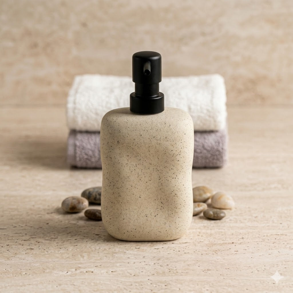 Distributeur de Savon Céramique Wabi-Sabi 450ml