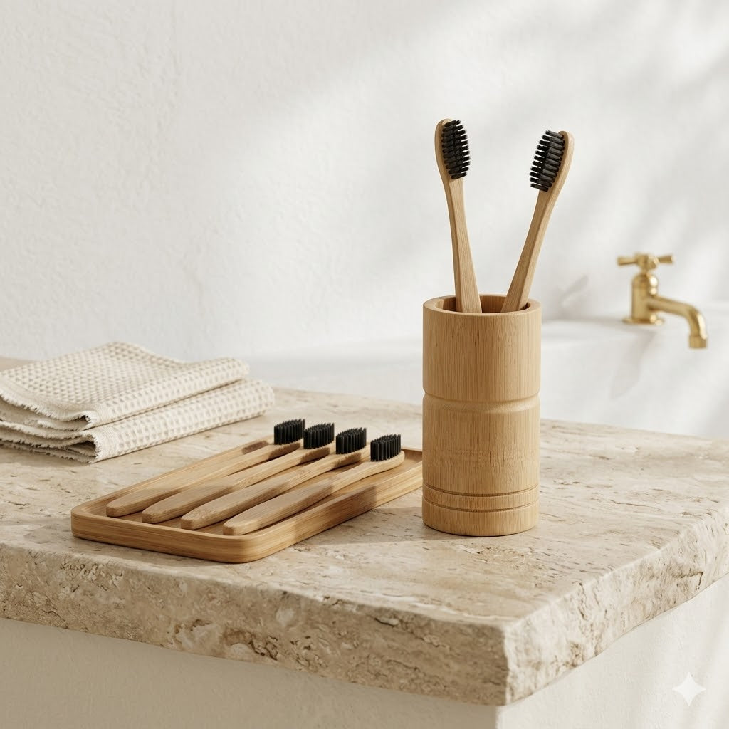 Brosses à Dents Bambou – Lot de 6