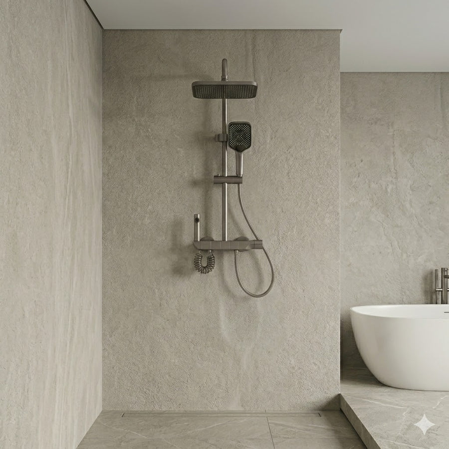 Colonne de Douche Thermostatique Digitale 4 Fonctions — Affichage LED